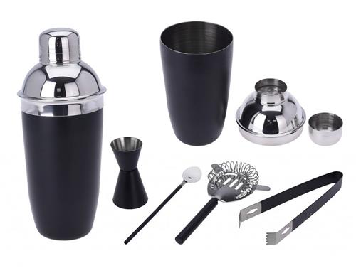 Excellent Houseware Barman set 5 ks nerezová oceľ, čierna
