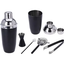 Excellent Houseware Barmanská sada 5 ks nerez, černá