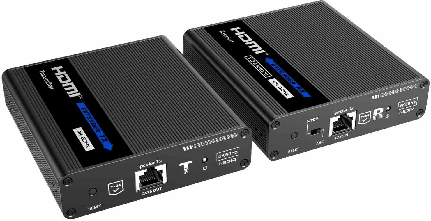 Extender HDMI 2.0 Ultra HD 4kx2k@60Hz na 70 m cez Cat6/Cat6A/Cat7