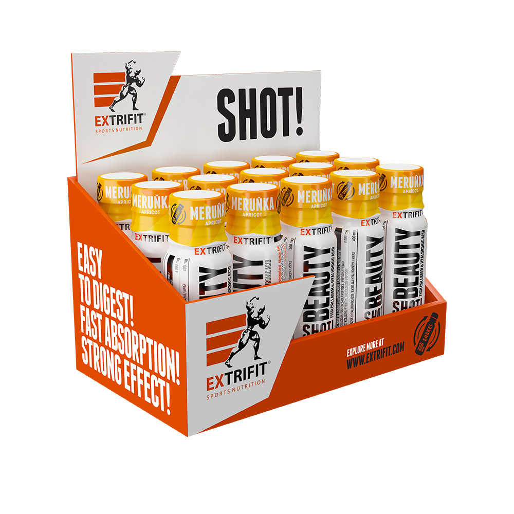 Extrifit Beauty Shot! 15 x 90 ml marhuľa