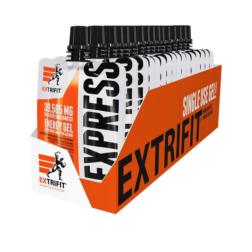 Extrifit Express Energy Gel 16 x 80 g - limeta