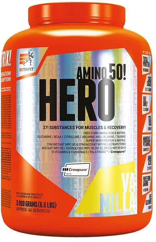 Extrifit Hero 3000 g - vanilka