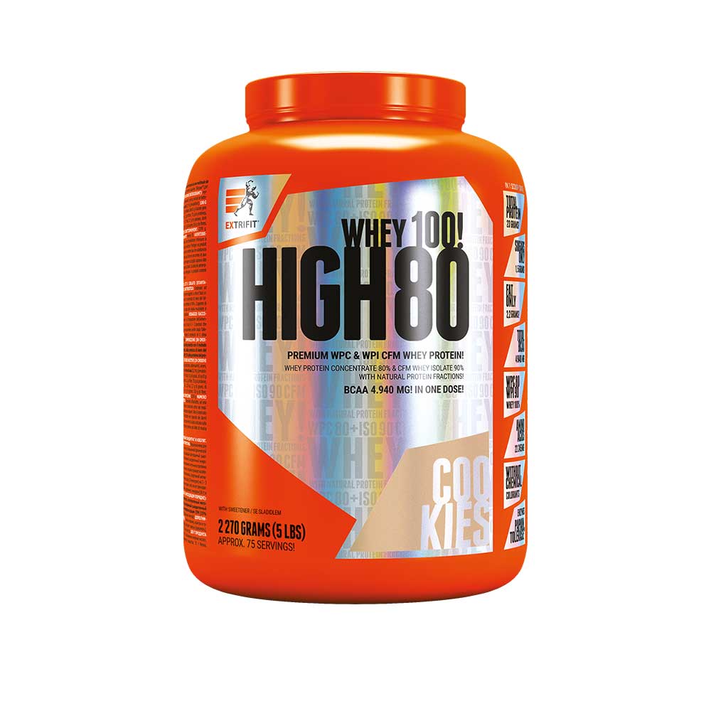 Extrifit High Whey 80 2270 g - cookies