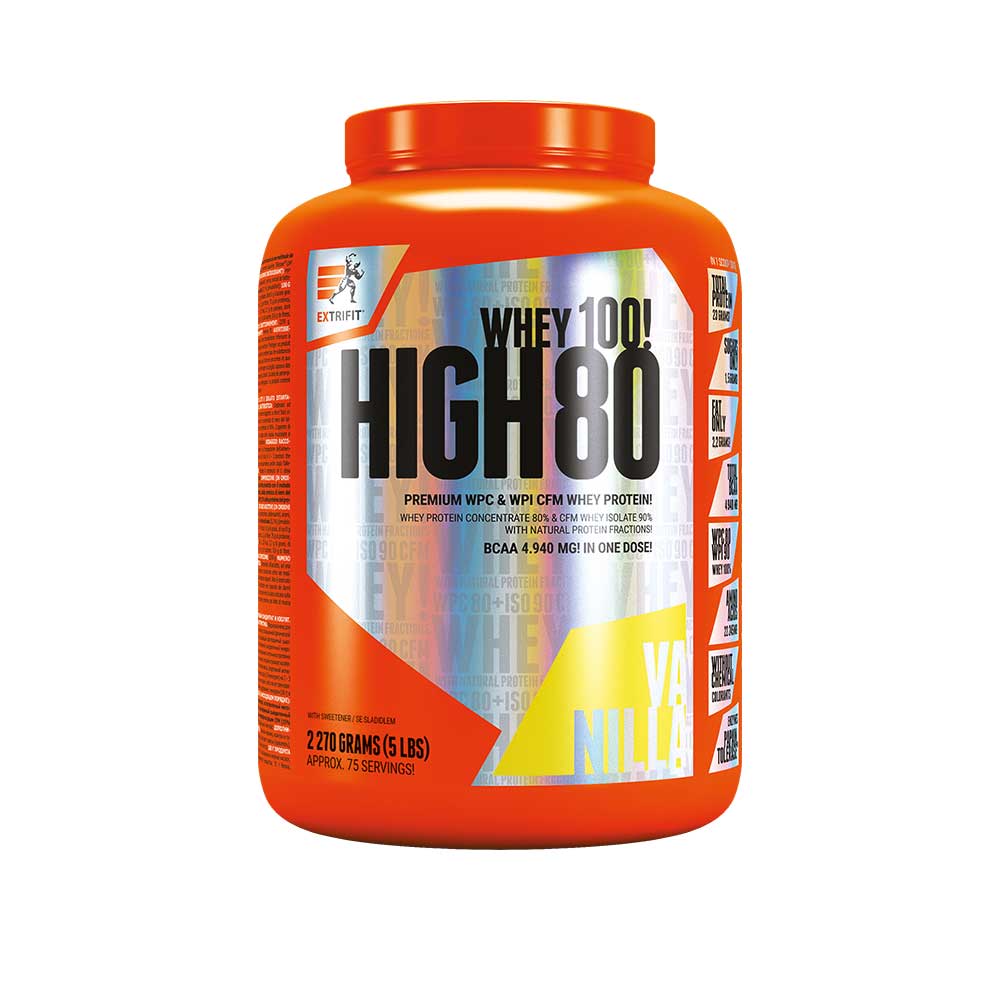 Extrifit High Whey 80 2270 g - vanilka