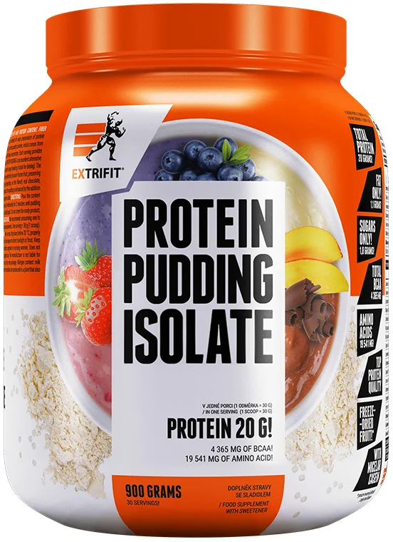 Extrifit Protein Puding Isolate 900 g - čokoláda