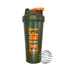 Extrifit Shaker 600 ml zelený, oranžové logo
