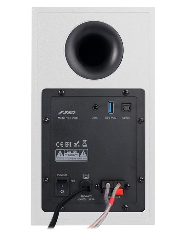 Fenda F&D R23BT, 2.0/40W, dřevěné, bílé