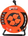 FESTA INDUSTRY Kabel prodlužovací na bubnu venkovní 3x1.5mm 25m 230V max 3680W 4 zásuvky guma IP44