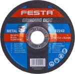 Festa Kotouč na kov brusný O 125 x 6,4 x 22,2 mm