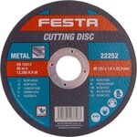 Festa Kotouč na kov řezný O 125 x 1,6 x 22,2 mm