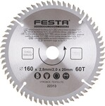 Festa Kotouč pilový do dřeva TCT, O 160 x 2,8 x 20 mm, 60 zubů