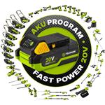 Fieldmann FZN 70225-0 AKU nožnice na živý plot 2x20V