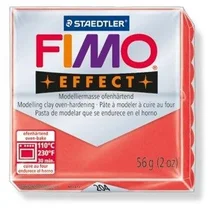 FIMO effect 8020 transparentní červená
