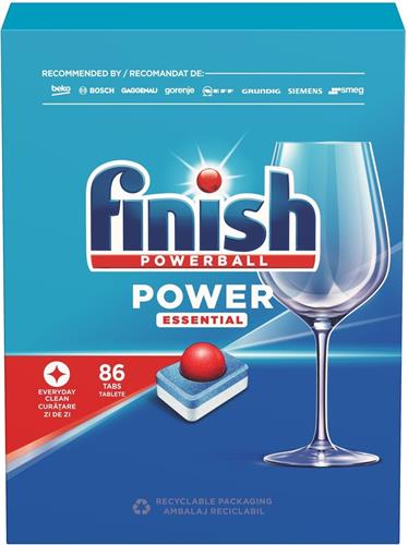 Finish Power Essential All in 1 tablety do myčky nádobí 86 ks