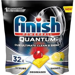 Finish Quantum Ultimate Lemon Sparkle 32 ks 5900627090277 - Drogerie a kosmetika