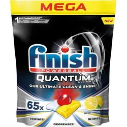 Finish Quantum Ultimate Lemon Sparkle 65 ks 5999109580115 - Drogerie a kosmetika