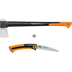 Fiskars Set Sekera štípací XL + pilka SW73