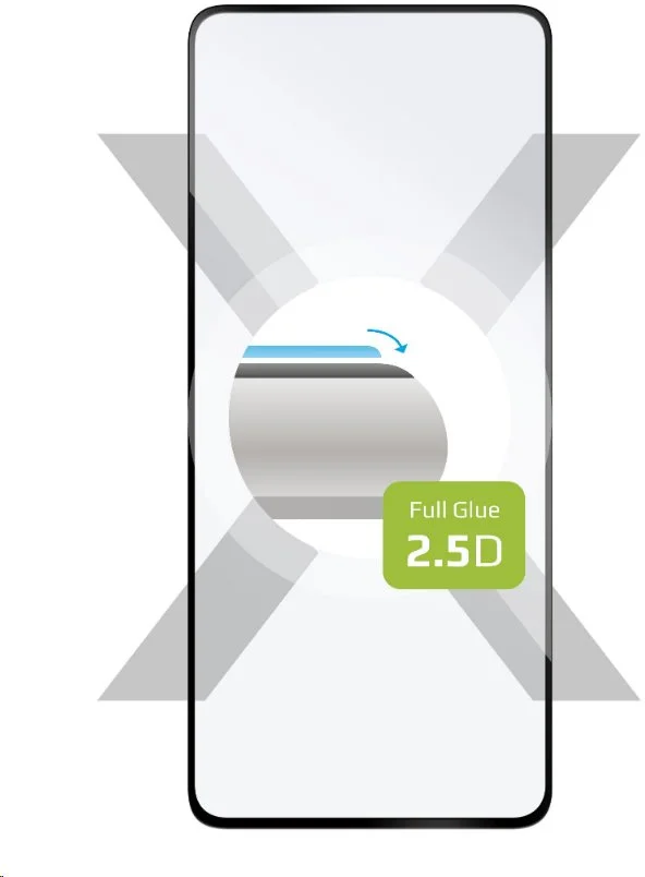 FIXED Ochranné tvrdené sklo Full-Cover pre Xiaomi Redmi Note 10 Pro, lepenie cez celý displej, čierne FIXGFA-708-BK