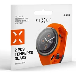 Fixed ochranné tvrzené sklo pro smartwatch Samsung Galaxy Watch5 40mm, 2 ks v balení, čiré