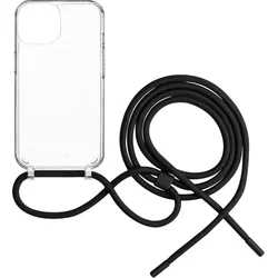 FIXED Pure Neck puzdro s čiernou šnúrkou pre Apple iPhone 15 Pro