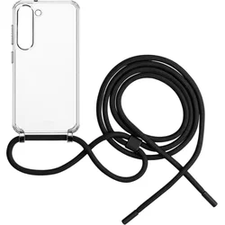 FIXED Pure Neck puzdro s čiernou šnúrkou pre Samsung Galaxy S23