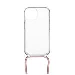 FIXED Pure Neck puzdro s ružovou šnúrkou pre Apple iPhone 15 Plus