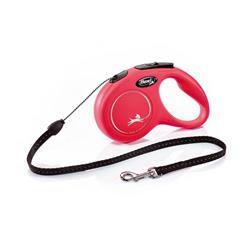 Flexi Leash New Classic S kábel 5m/12kg červená