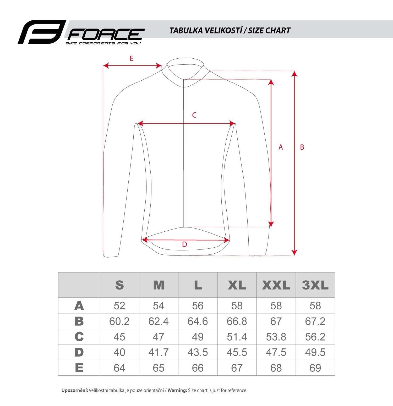 Force dres PURE červený vel.L