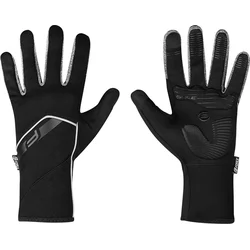 FORCE GALE softshell jaro-podzim rukavice, černé vel.L