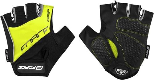 FORCE GRIP Gel, letné rukavice fluo veľkosť XL