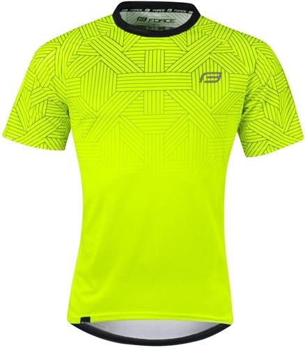 Force jersey CITY fluo-black veľkosť XS