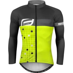 Force jersey SQUARE fluo-grey veľkosť XS