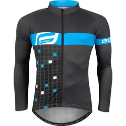 Force jersey SQUARE sivomodrý veľkosť XS
