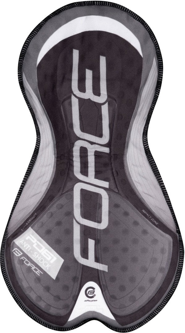 FORCE kraťasy se šráky a vložkou FAME, černo-šedé vel.XS