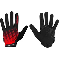 FORCE MTB ANGLE letné rukavice, červeno-čierne veľkosť XL