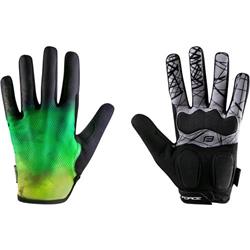 FORCE MTB CORE letné rukavice, fluo zelené veľkosť XL