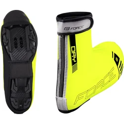 FORCE PU DRY MTB návleky na tretry, fluo vel.XL