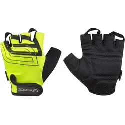FORCE SPORT, letné rukavice fluo veľkosť S