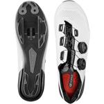 FORCE tretry MTB WARRIOR CARBON, bílé vel.42