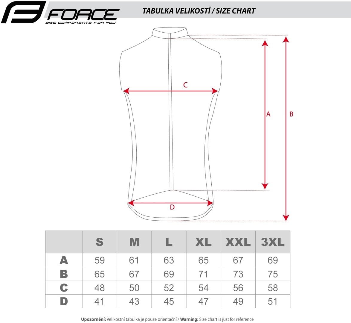 FORCE vesta FLASH neprofuk celoreflexní vel.L