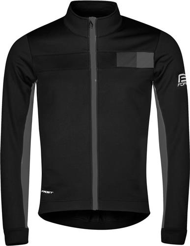 FORCE zimná bunda FROST softshell čierno-šedá veľkosť 3XL