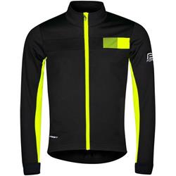 FORCE zimní bunda FROST softshell černo-fluo vel.S