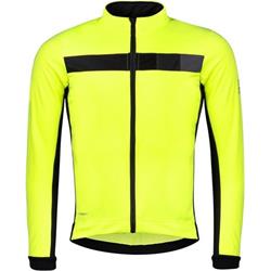 FORCE zimní bunda FROST softshell fluo-černá vel.L