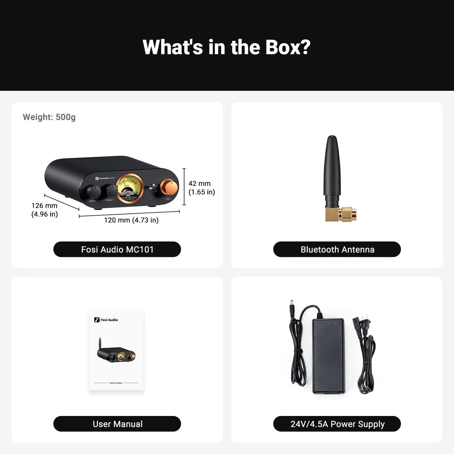 Fosi Audio zesilovač MC101