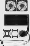 Fractal Design Radius 240 RGB, čierny