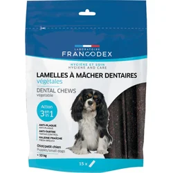 Francodex Weggy žuvacie plátky S pre psov 224g 15ks