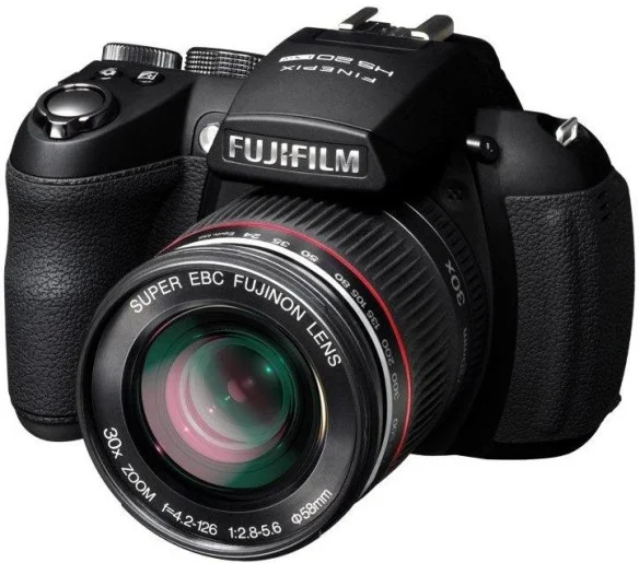 FUJIFILM kompakt FinePix HS20EXR, 16MPix, 30x zoom, černá, FullHD video, HDMI