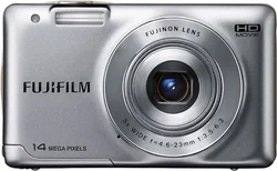 FUJIFILM kompakt FinePix JX500, 14MPix, 5x zoom, 2,7" LCD, HD video, stříbrný