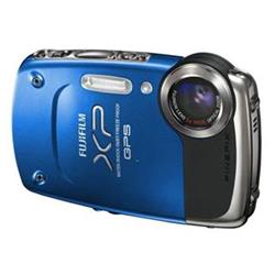 FUJIFILM kompakt FinePix XP30, 14MPix, 5x zoom, modrá, 2,7" LCD, HD video, GPS, vodotěsný do 5m