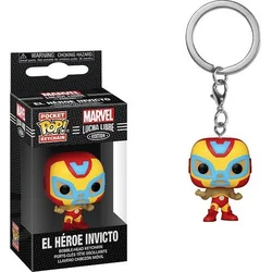 Funko POP Keychain: Marvel Luchadores- Iron Man